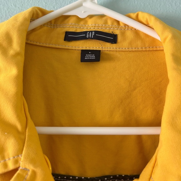 GAP Yellow Women's Trench Coat - Picture 3 of 6